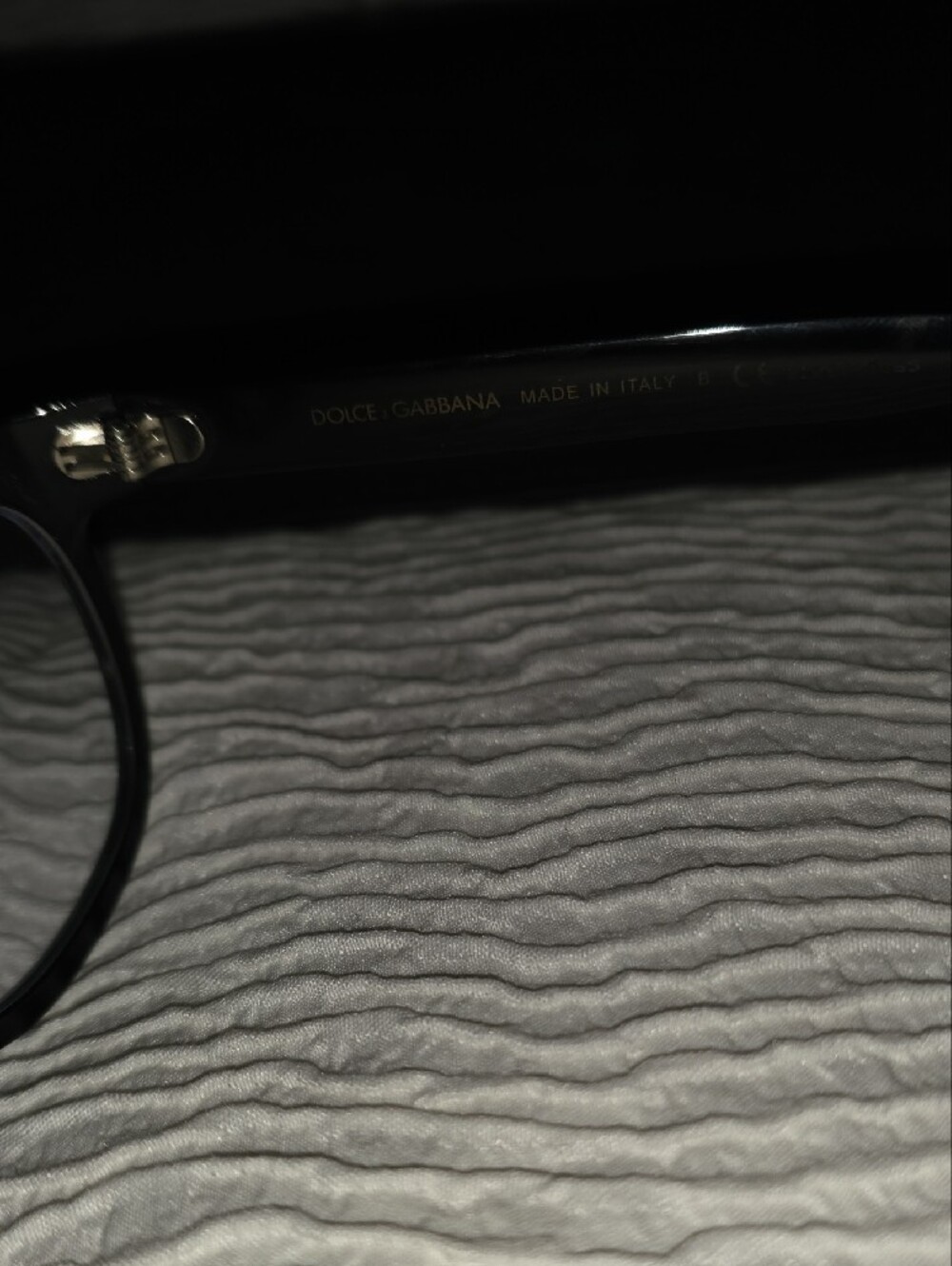 Dolce & Gabbana Black Men’s Eyeglass Frames with Case - Picture 3 of 11
